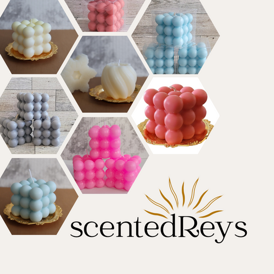 Bubble Pillar Candles | scentedReys