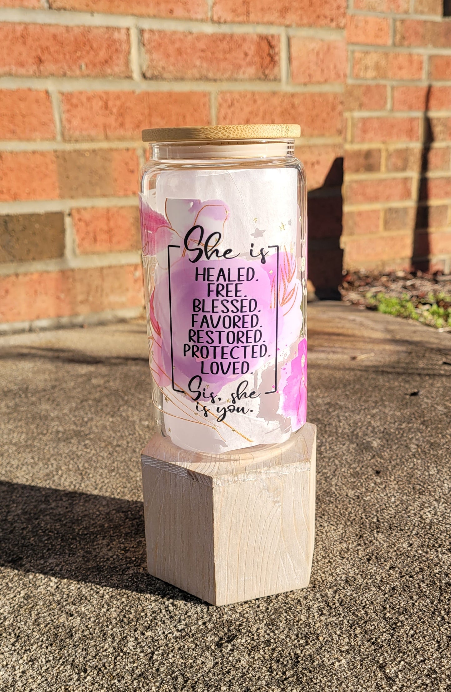 Inspirational Glass Tumblers | CSG Creations