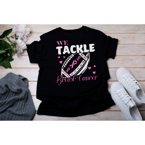 Tackle Breast Cancer Tshirt | CSG Creations